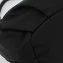 PRADA Gathered Shoulder Bag Nylon Black Gold Auth 189499V-16
