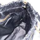 Miu Miu Hand Bag Leather 2way Black Gold Auth 189500SAM-21