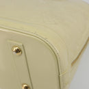 LOUIS VUITTON Monogram Vernis Alma PM Hand Bag Broncorail M91445 LV Auth 189507-8