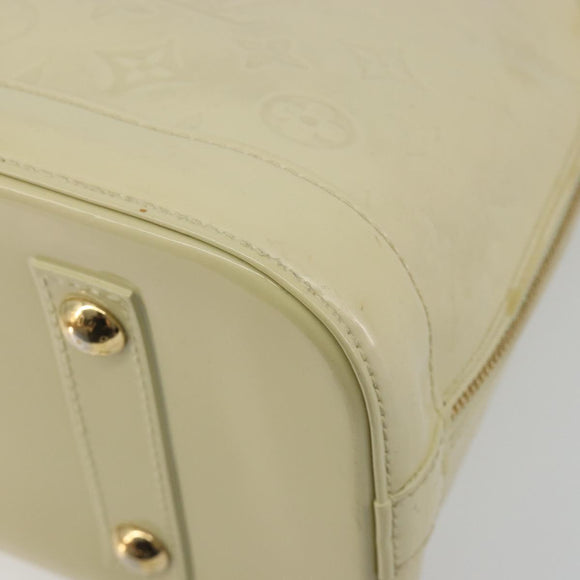 LOUIS VUITTON Monogram Vernis Alma PM Hand Bag Broncorail M91445 LV Auth 189507