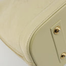 LOUIS VUITTON Monogram Vernis Alma PM Hand Bag Broncorail M91445 LV Auth 189507-17