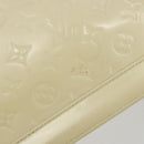LOUIS VUITTON Monogram Vernis Alma PM Hand Bag Broncorail M91445 LV Auth 189507-9