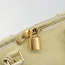 LOUIS VUITTON Monogram Vernis Alma PM Hand Bag Broncorail M91445 LV Auth 189507-18
