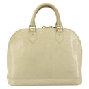 LOUIS VUITTON Monogram Vernis Alma PM Hand Bag Broncorail M91445 LV Auth 189507-2