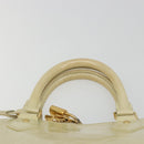 LOUIS VUITTON Monogram Vernis Alma PM Hand Bag Broncorail M91445 LV Auth 189507-14