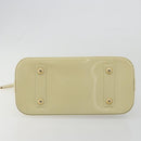 LOUIS VUITTON Monogram Vernis Alma PM Hand Bag Broncorail M91445 LV Auth 189507-5