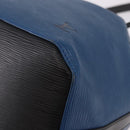 LOUIS VUITTON Epi Petit Noe Shoulder Bag Bicolor Black Blue M44152 Auth 189508-14