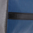 LOUIS VUITTON Epi Petit Noe Shoulder Bag Bicolor Black Blue M44152 Auth 189508-17
