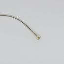 CHANEL COCO Mark Sunglasses Metal Silver CC Auth 189512-9