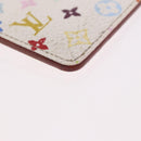 LOUIS VUITTON Monogram Multicolor Etui Hand Mirror White M92651 LV Auth 189513-16