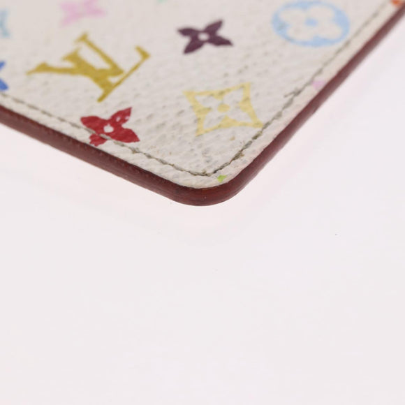 LOUIS VUITTON Monogram Multicolor Etui Hand Mirror White M92651 LV Auth 189513