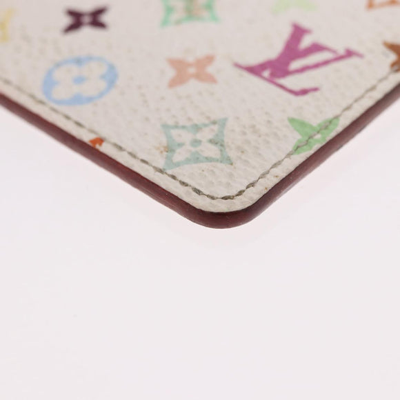 LOUIS VUITTON Monogram Multicolor Etui Hand Mirror White M92651 LV Auth 189513