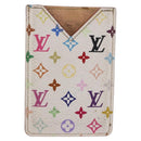LOUIS VUITTON Monogram Multicolor Etui Hand Mirror White M92651 LV Auth 189513-13