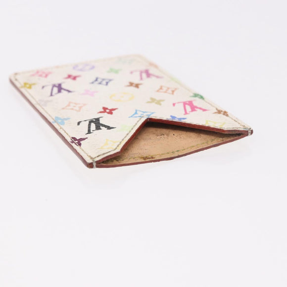 LOUIS VUITTON Monogram Multicolor Etui Hand Mirror White M92651 LV Auth 189513