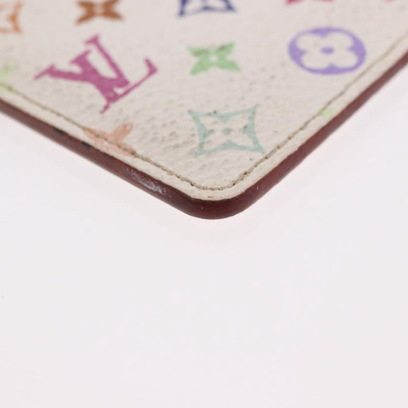 LOUIS VUITTON Monogram Multicolor Etui Hand Mirror White M92651 LV Auth 189513
