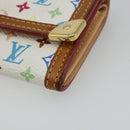 LOUIS VUITTON Monogram Multicolor Porte Monnaie Pla Purse M92657 Auth 189514-8