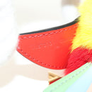 LOUIS VUITTON Bijoux Traveling Bird Sack Charm Fur Red M67390 LV Auth 189516V-11