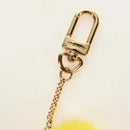 LOUIS VUITTON Bijoux Traveling Bird Sack Charm Fur Red M67390 LV Auth 189516V-4