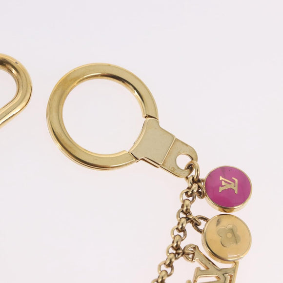 LOUIS VUITTON Porte Cles Chainne Pastille Key Holder metal M66172 LV Auth 189518
