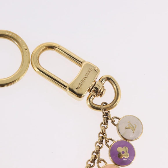 LOUIS VUITTON Porte Cles Chainne Pastille Key Holder metal M66172 LV Auth 189518
