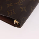 LOUIS VUITTON Monogram Agenda MM Day Planner Cover R20105 LV Auth 189519-17