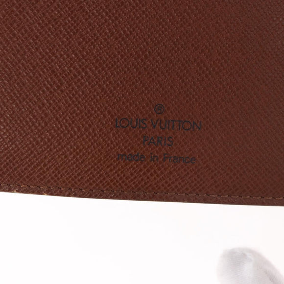 LOUIS VUITTON Monogram Agenda MM Day Planner Cover R20105 LV Auth 189519