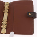 LOUIS VUITTON Monogram Agenda MM Day Planner Cover R20105 LV Auth 189519-21