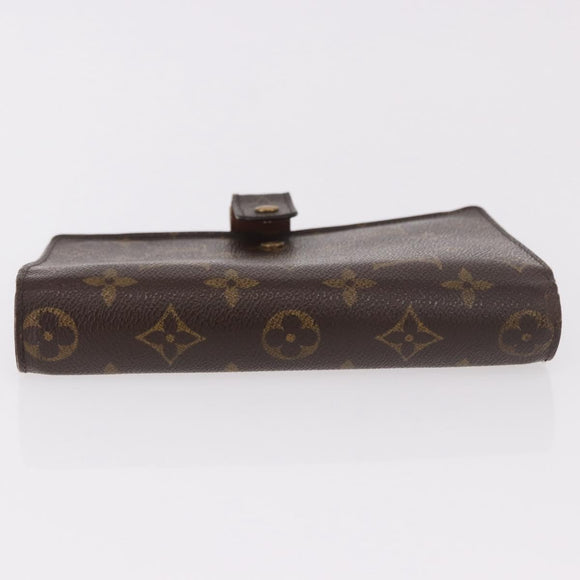 LOUIS VUITTON Monogram Agenda MM Day Planner Cover R20105 LV Auth 189519