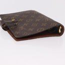 LOUIS VUITTON Monogram Agenda MM Day Planner Cover R20105 LV Auth 189519-6