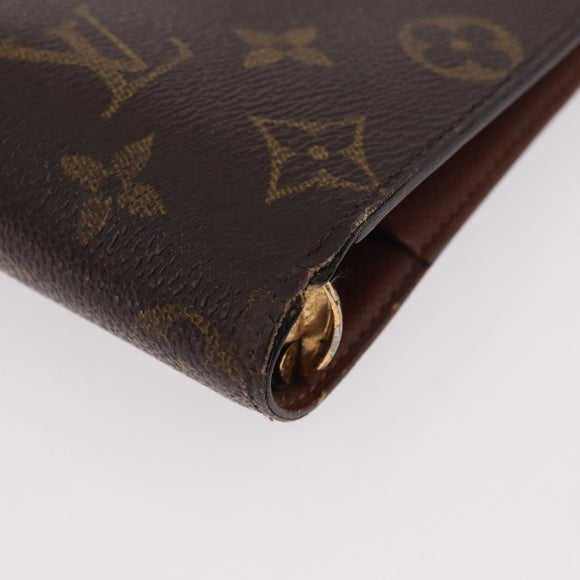 LOUIS VUITTON Monogram Agenda MM Day Planner Cover R20105 LV Auth 189519