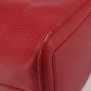 LOUIS VUITTON Epi Keepall 45 Boston Bag Red M42977 LV Auth 189520A-15