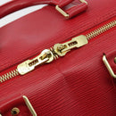LOUIS VUITTON Epi Keepall 45 Boston Bag Red M42977 LV Auth 189520A-10