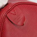 LOUIS VUITTON Epi Keepall 45 Boston Bag Red M42977 LV Auth 189520A-19