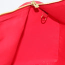 LOUIS VUITTON Epi Keepall 45 Boston Bag Red M42977 LV Auth 189520A-21