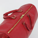 LOUIS VUITTON Epi Keepall 45 Boston Bag Red M42977 LV Auth 189520A-6