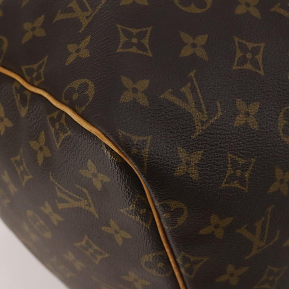 LOUIS VUITTON Monogram Keepall 55 Boston Bag M41424 LV Auth 189522