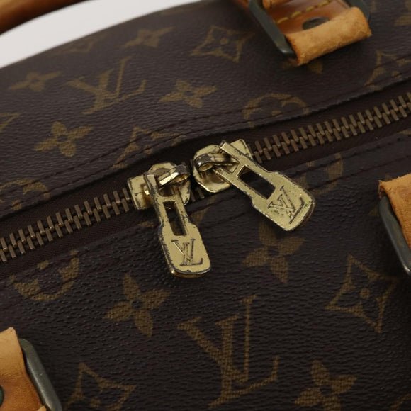 LOUIS VUITTON Monogram Keepall 55 Boston Bag M41424 LV Auth 189522