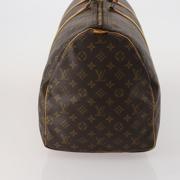 LOUIS VUITTON Monogram Keepall 55 Boston Bag M41424 LV Auth 189522