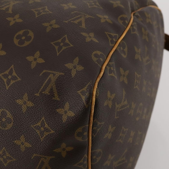 LOUIS VUITTON Monogram Keepall 55 Boston Bag M41424 LV Auth 189523