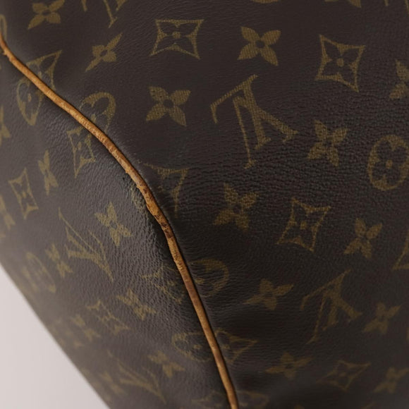 LOUIS VUITTON Monogram Keepall 55 Boston Bag M41424 LV Auth 189523