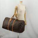LOUIS VUITTON Monogram Keepall 60 Boston Bag M41422 LV Auth 189524-22