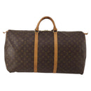 LOUIS VUITTON Monogram Keepall 60 Boston Bag M41422 LV Auth 189524-2