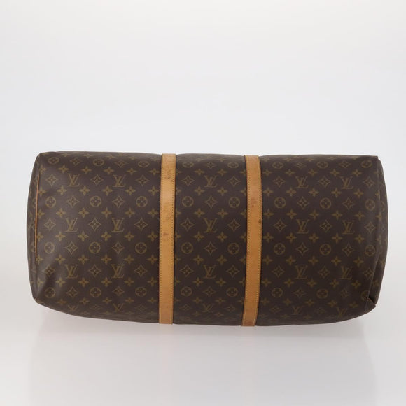 LOUIS VUITTON Monogram Keepall 60 Boston Bag M41422 LV Auth 189524