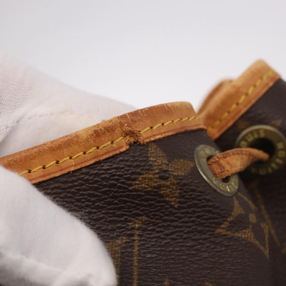 LOUIS VUITTON Monogram Petit Noe Shoulder Bag M42226 LV Auth 189525