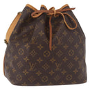 LOUIS VUITTON Monogram Petit Noe Shoulder Bag M42226 LV Auth 189525-1