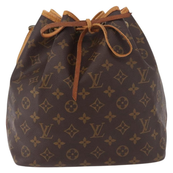 LOUIS VUITTON Monogram Petit Noe Shoulder Bag M42226 LV Auth 189525