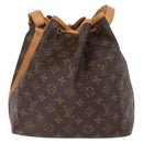 LOUIS VUITTON Monogram Petit Noe Shoulder Bag M42226 LV Auth 189525-2
