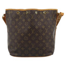 LOUIS VUITTON Monogram Petit Noe Shoulder Bag M42226 LV Auth 189528-2