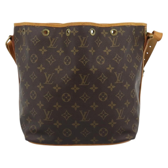 LOUIS VUITTON Monogram Petit Noe Shoulder Bag M42226 LV Auth 189528