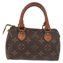 LOUIS VUITTON Monogram Mini Speedy Hand Bag M41534 LV Auth 189530-2